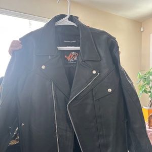 Men Biker leather Jacket